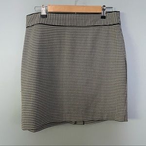 Banana Republic Houndstooth Skirt Size 12P